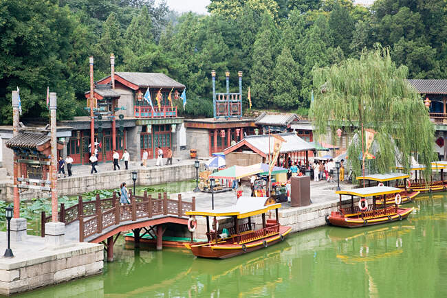 Сад Ю Юань в Китае — стоковое фото