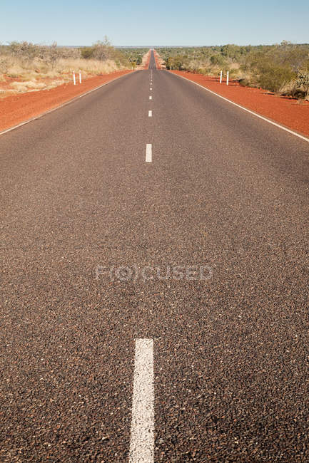 Fernsicht auf den stuart highway australia — Stockfoto