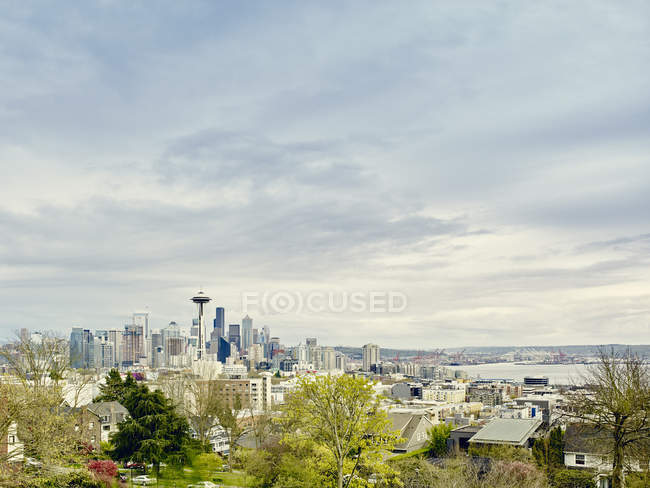 View of city from Kerry Park — Stock Photo