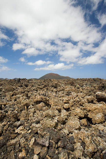Volcanic landscape of Timanfaya National Park — Stock Photo