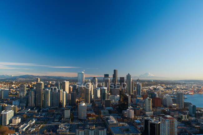 Ciudad de Seattle skyline - foto de stock