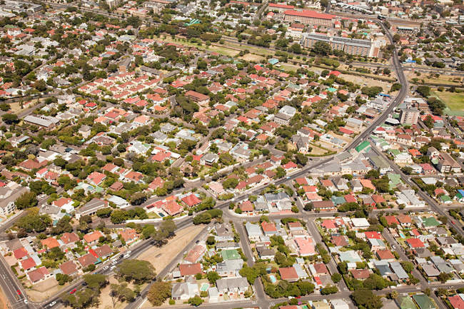 Blick auf die Vorstadt von Kapstadt — Stockfoto