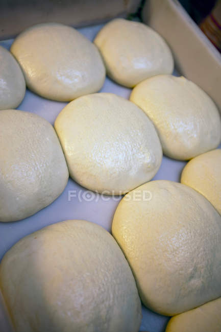 Piza pães de massa — Fotografia de Stock