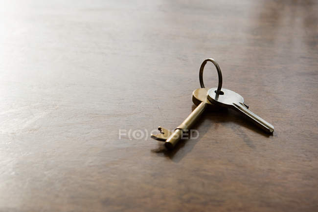 Close Up View Of Keys On Table Copy E Home Ownership Stock Close Up View Of Keys On Table Stock Photo