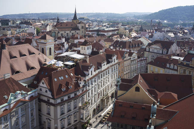 Città vecchia angolo alto, Praga, Repubblica Ceca — Foto stock