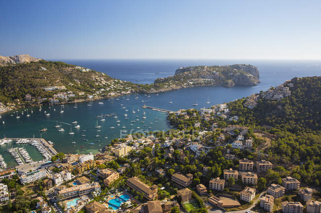Luftaufnahme von Port Dandratx, Mallorca, Spanien — Stockfoto