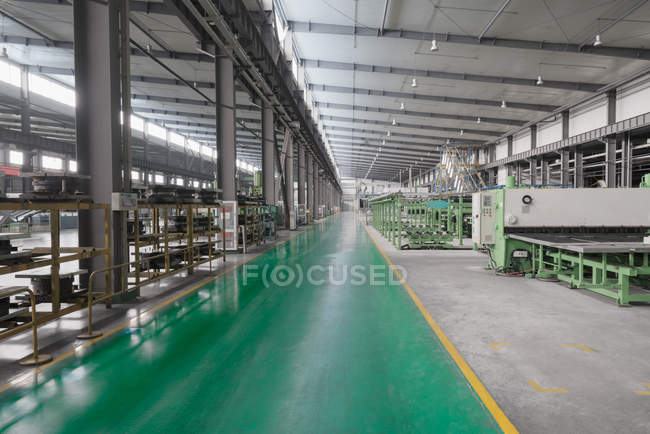 Fábrica de ensamblaje de paneles solares, Valle Solar, Dezhou, China - foto de stock