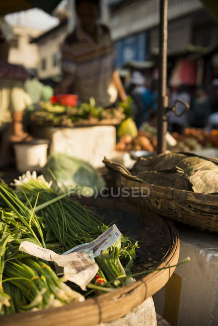 Рынок, Пномпень, Камбоджа, Индокитай, Азия — стоковое фото