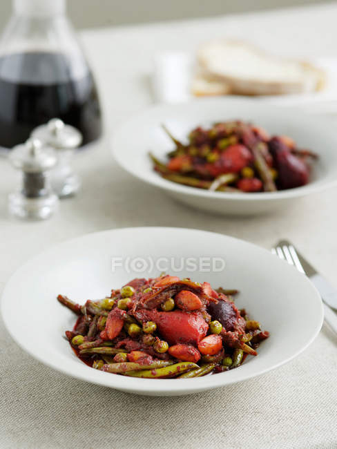 Salad of braised beetroot — Stock Photo