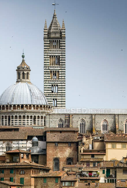 Torre e cúpula de Santa Maria Assunta — Fotografia de Stock