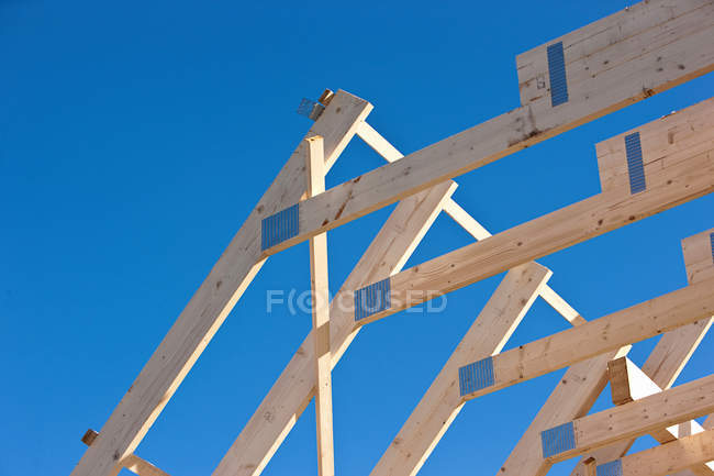 Roof under construction — Stock Photo