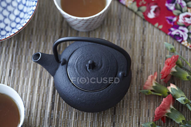 Close-up view of vintage teapot — Stock Photo