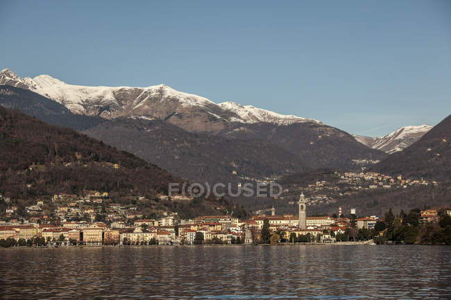 Verbania озеро й Острови Борромео, П'ємонт, Новара (Італія) — стокове фото