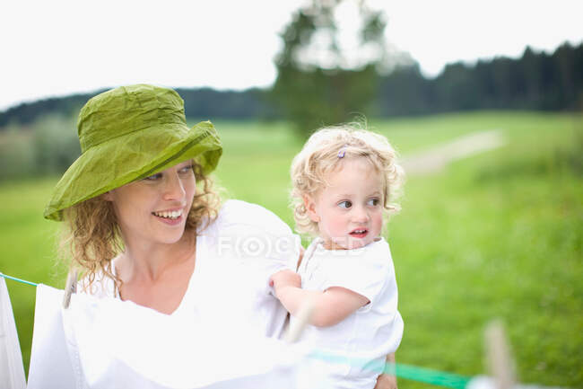 Mother and little child — Stock Photo