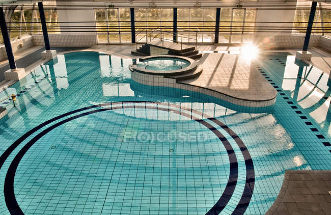 Indoor swimming pool — Stock Photo