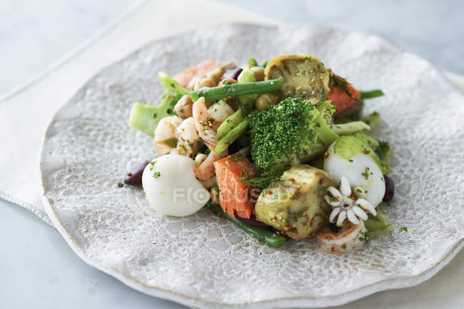 Salade de légumes japonais — Photo de stock