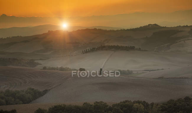 Rural scene at Siena — Stock Photo