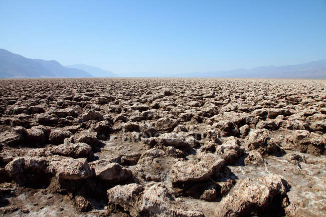 Campo de golf Devils en el Parque Nacional Death Valley - foto de stock
