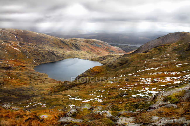 Break in clouds in Lake District — Stock Photo