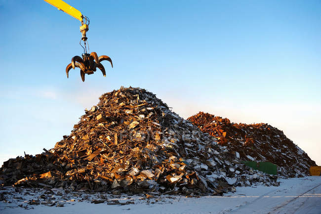 Pile of scrap metal — Stock Photo