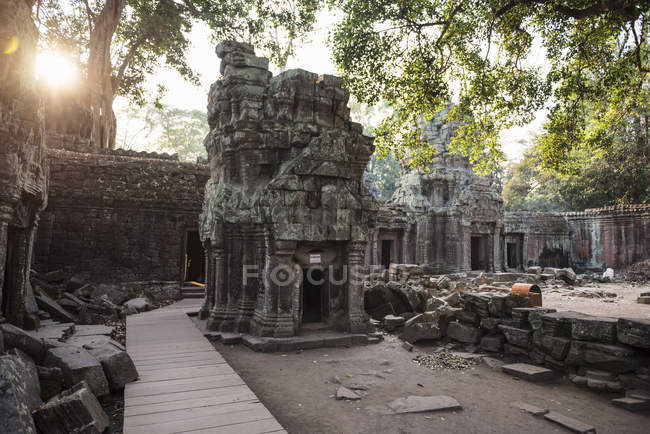 Вид на Ангкор Ват, Рим Рип, Камбодия — стоковое фото