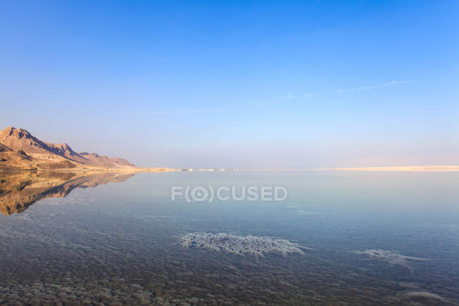 Vista del Mar Muerto - foto de stock