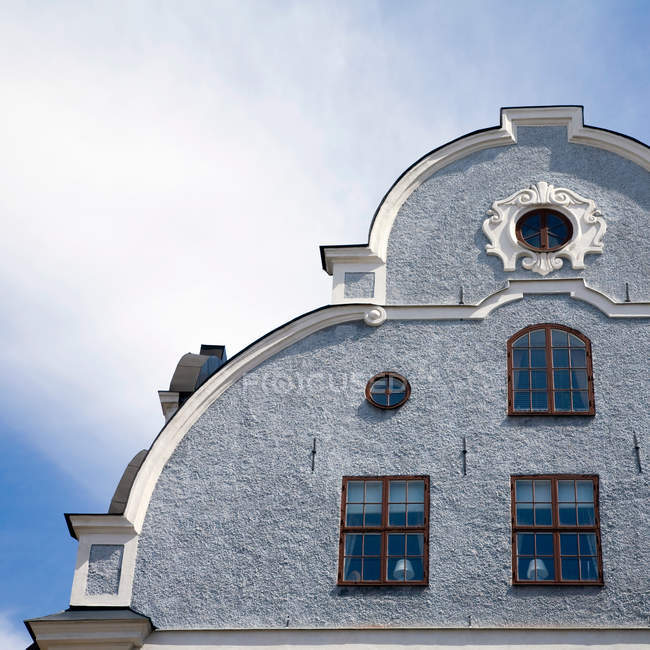Фасад дома в Швеции — стоковое фото