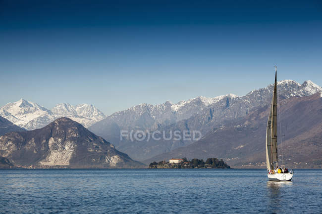 Lago Maggiore e Isola Madre, Novara, Itália — Fotografia de Stock