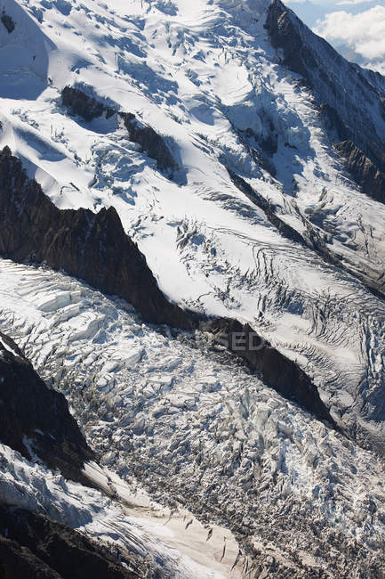 Glaciar Mont Blanc - foto de stock