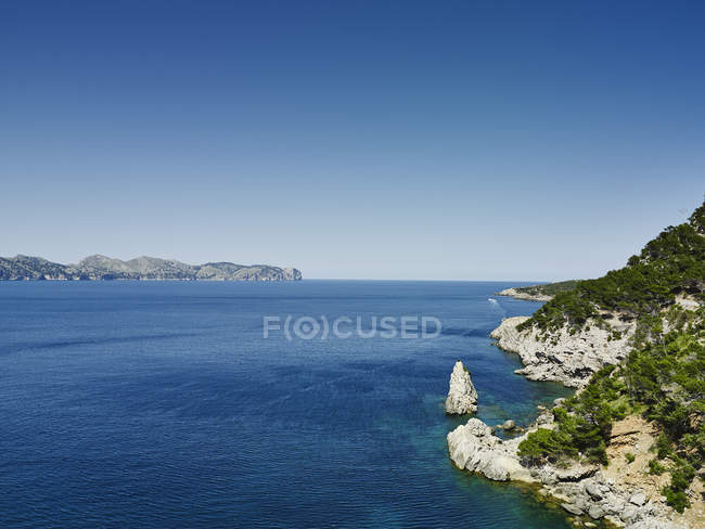Maestosa vista costiera a Maiorca, Spagna — Foto stock