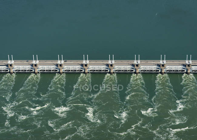 Паводковый барьер Остерфельда, Вройпольдер, Нидерланды — стоковое фото
