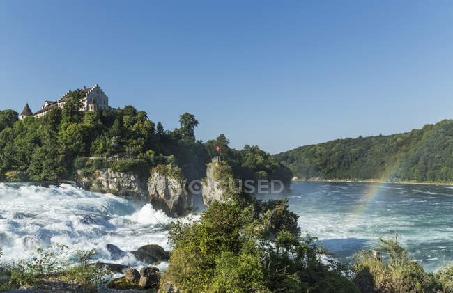 River Rhine waterfalls — Stock Photo