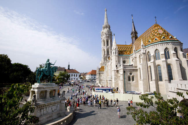 Chiesa di Nostra Signora, quartiere del Castello, Budapest, Ungheria — Foto stock