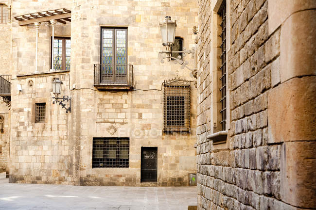 Casa dels Canonges, Gothic quarter of Barcelona, Catalonia, Spain — Stock Photo