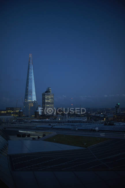 Aerial view of The Shard, London, England, UK — Stock Photo