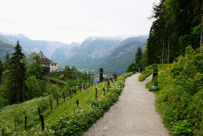 Miniera di sale, Hallstatter See, Salzkammergut, Austria — Foto stock