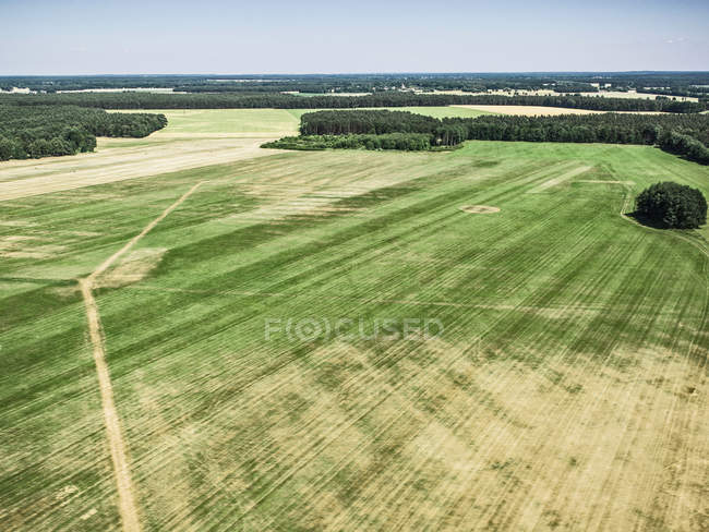 Vista del paisaje rural - foto de stock