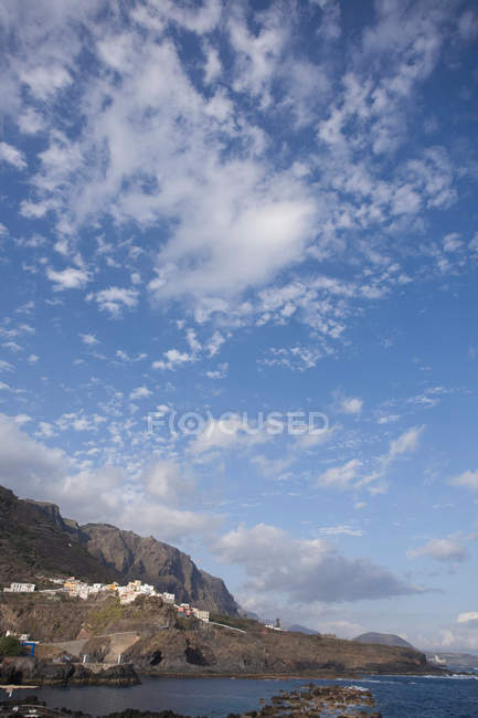 Vista panoramica di Garachico, Tenerife, Isole Canarie, Spagna — Foto stock