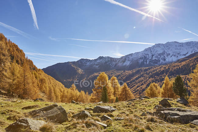 Vue panoramique de Schnalstal, Tyrol du Sud, Italie — Photo de stock