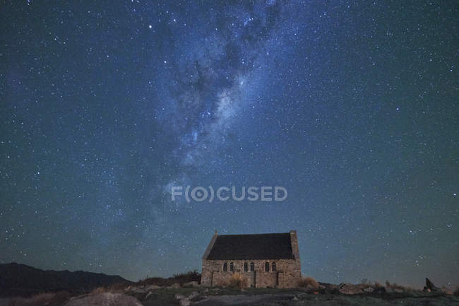Chiesa del Buon Pastore, Lago Tekapo, Nuova Zelanda — Foto stock