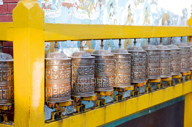Rodas de oração hinduísmo — Fotografia de Stock
