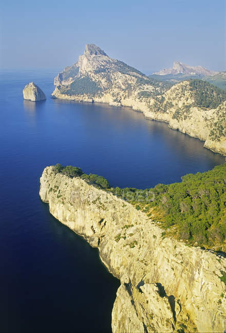 Vista aerea di Cap de Formentor, Maiorca, Isole Baleari, Spagna — Foto stock