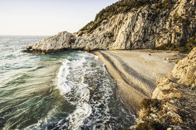 Scenic view of Seitani Bay, Samos, Greece — Stock Photo