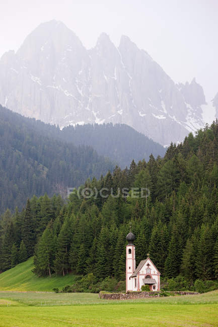 Malerischer blick auf santa maddalena, alto adige, italien — Stockfoto