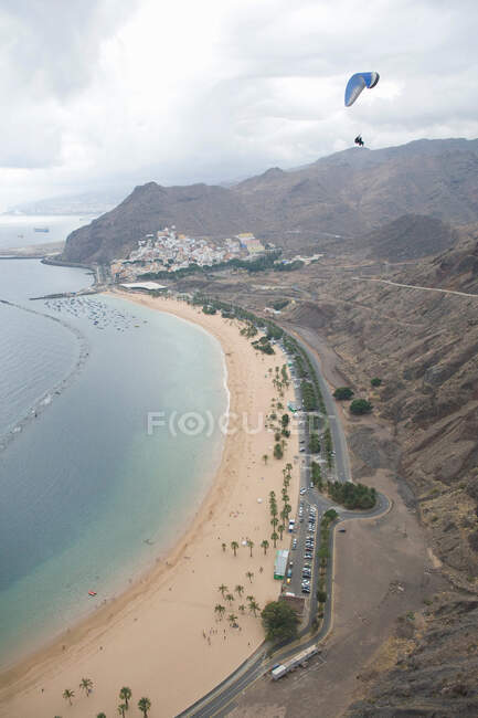 Strand Las Teresitas, Santa Cruz de Tenerife, Kanarische Inseln, Spanien — Stockfoto