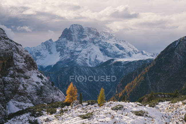 Région de Tre Cime di Lavaredo, Tyrol du Sud, Alpes Dolomites, Italie — Photo de stock