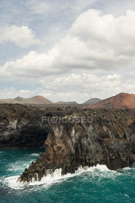 Linea costiera di Los Hervideros — Foto stock
