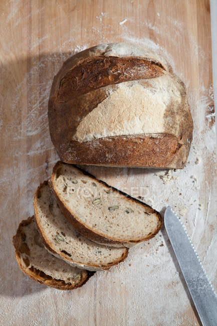 Pane affettato di pane — Foto stock