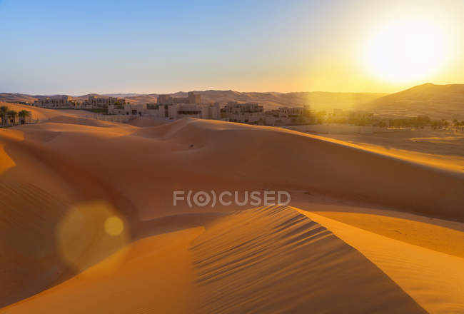 Frota el desierto de al-Khali - foto de stock