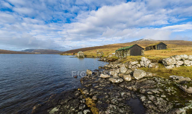 Scenic view of Leitisvatn, Faroe Islands — Stock Photo